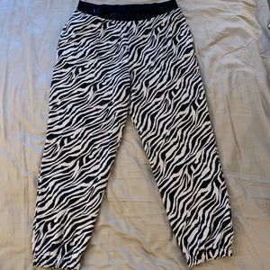 High-waisted Fleece Joggers